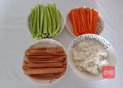 Illustration of how to make sushi 1