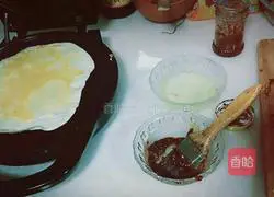 Illustration of how to make egg-filled cakes 1