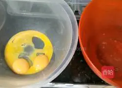 Illustration of making matcha cake roll 2