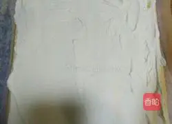 Illustration of how to make cream cake roll 11