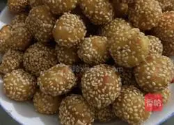 Illustration of how to make sesame pumpkin cake and pumpkin balls 7