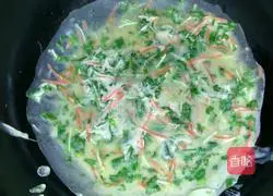 Illustration of how to make vegetable pancakes 6