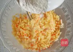 Apple eggs Illustration of how to make cakes 4