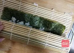 Illustration of how to make sushi 7