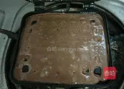 Illustration of how to make cocoa waffles 4