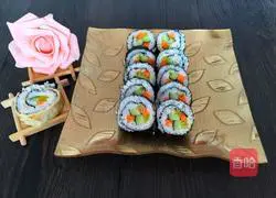 Illustration of homemade delicious sushi 6