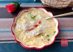 Illustration of how to make meatloaf and egg soup with rice 12