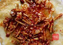 Illustration of how to make pancakes with green onions and eggs 9