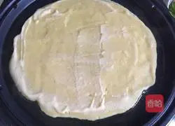 Illustration of how to make egg pancakes rolled with potato shreds 4