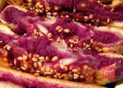 Illustration of how to make sweet purple potato cake 4