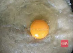 Quick Breakfast Illustration of how to make egg and scallion pancakes 2