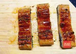 Illustration of how to make eel sushi 4