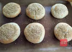 Illustration of how to make sesame cakes with oil residue 17