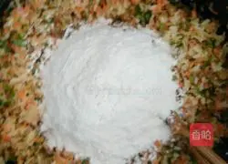 Illustration of how to make mixed vegetable potato cakes 8