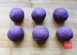 Purple sweet potato glutinous rice cake recipe 8