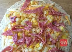 Illustration of how to make corn cheesecake 3