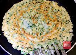 Illustration of how to make leek cake 8