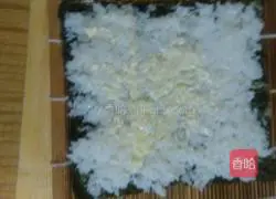 Illustration of how to make small sushi 5