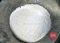 Illustration of how to make ham and egg pancakes 1