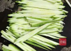 Zucchini egg Illustration of how to make cakes 1