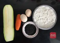 Black sesame pastoral egg cake recipe 1