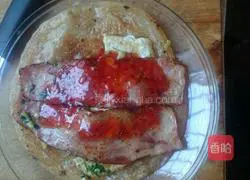 Illustration of how to make bacon hand cakes 6