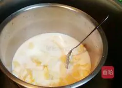 Light cheesecake (cheese slice version) 8-inch recipe illustration 3