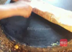 Illustration of how to make pancakes and leek boxes 9