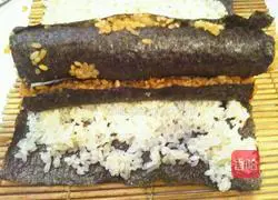 Illustration of how to make bear sushi 8