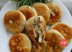 Illustration of how to make leek fermented pancakes 14