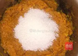 Illustration of how to make mutated pumpkin cake 4