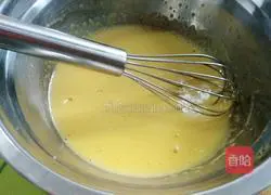 Fry Illustration of how to make cakes 1