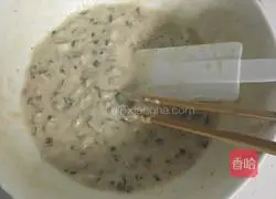 Illustration of how to make shredded radish cake 2