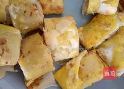 Illustration of homemade egg and ham pancakes 5