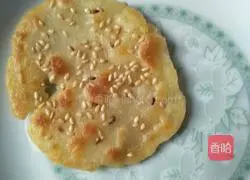 Illustration of how to make peanut and sesame pancakes 8