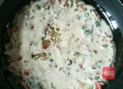 Illustration of how to make colorful pepper and sesame cakes 8