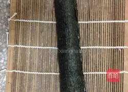 Illustration of how to make sushi 5