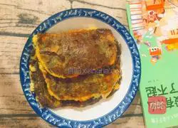 Illustration of how to make fried rice cake with eggs 8