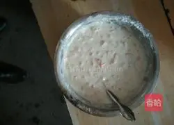 Illustration of how to make ham and potato pancakes 5