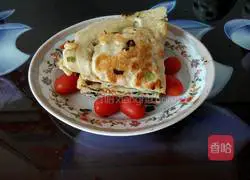 Illustration of how to make green onion cake 10