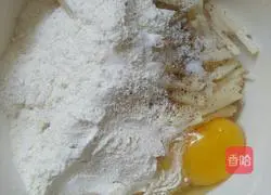 Illustration of how to make potato cakes 1