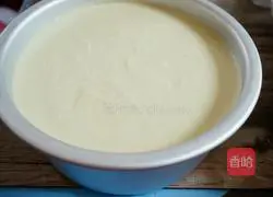 Illustration of how to make matcha cheese jelly cake 12