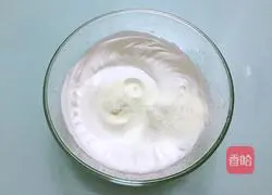 Illustration of how to make two-color protein sugar 8