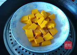 Pumpkin bean paste and sesame cake recipe 2