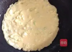 Illustration of how to make cabbage and egg pancakes 6