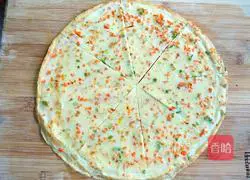 Illustration of how to make nutritious breakfast egg rolls 12