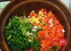 Corn Carrot Egg Pancake Recipe Illustration 2