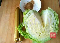 Illustration of how to make Chinese burgers with vegetables 1