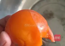 Illustration of how to make persimmon bean cake 2