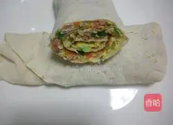 Egg Burrito Recipe Illustration 5